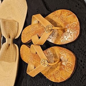 Original Tory Burch Leather Slides